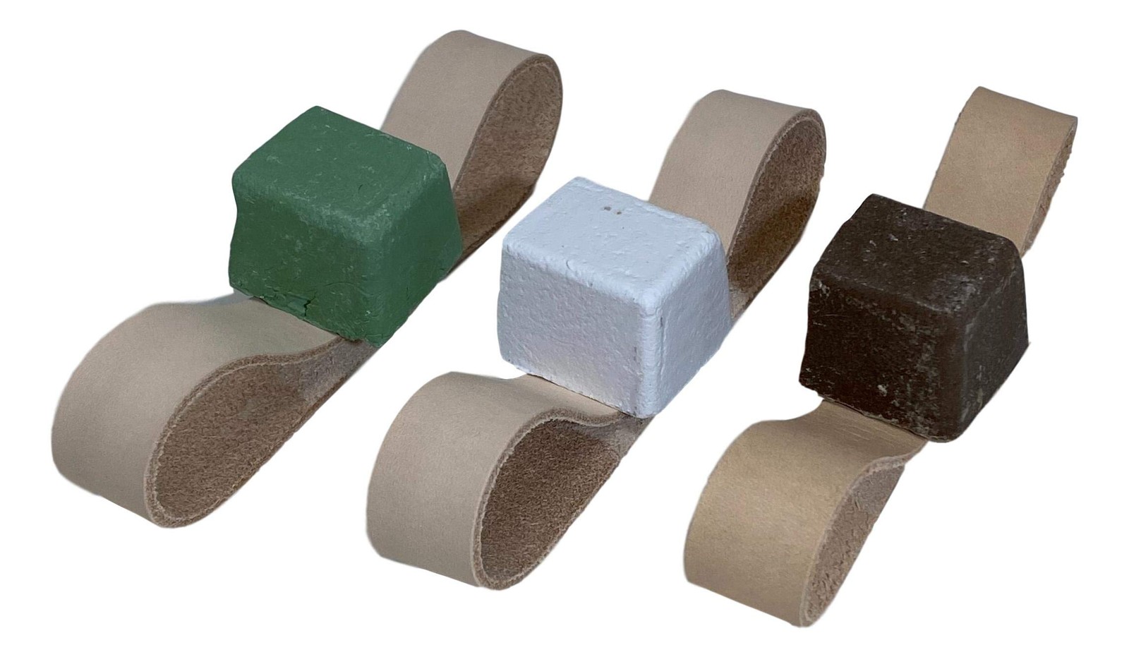 3 Pack of 3/4″ x 12″ Leather Strop Belts Fits Ken Onion Work Sharp – 3