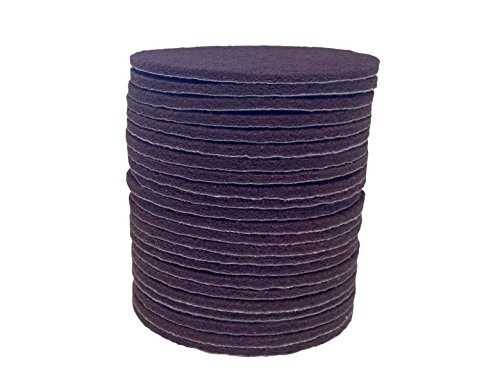 6″ Sanding Discs 320 Grit – Round Non-Woven Sandpaper Pads for Auto, Marine & Mo