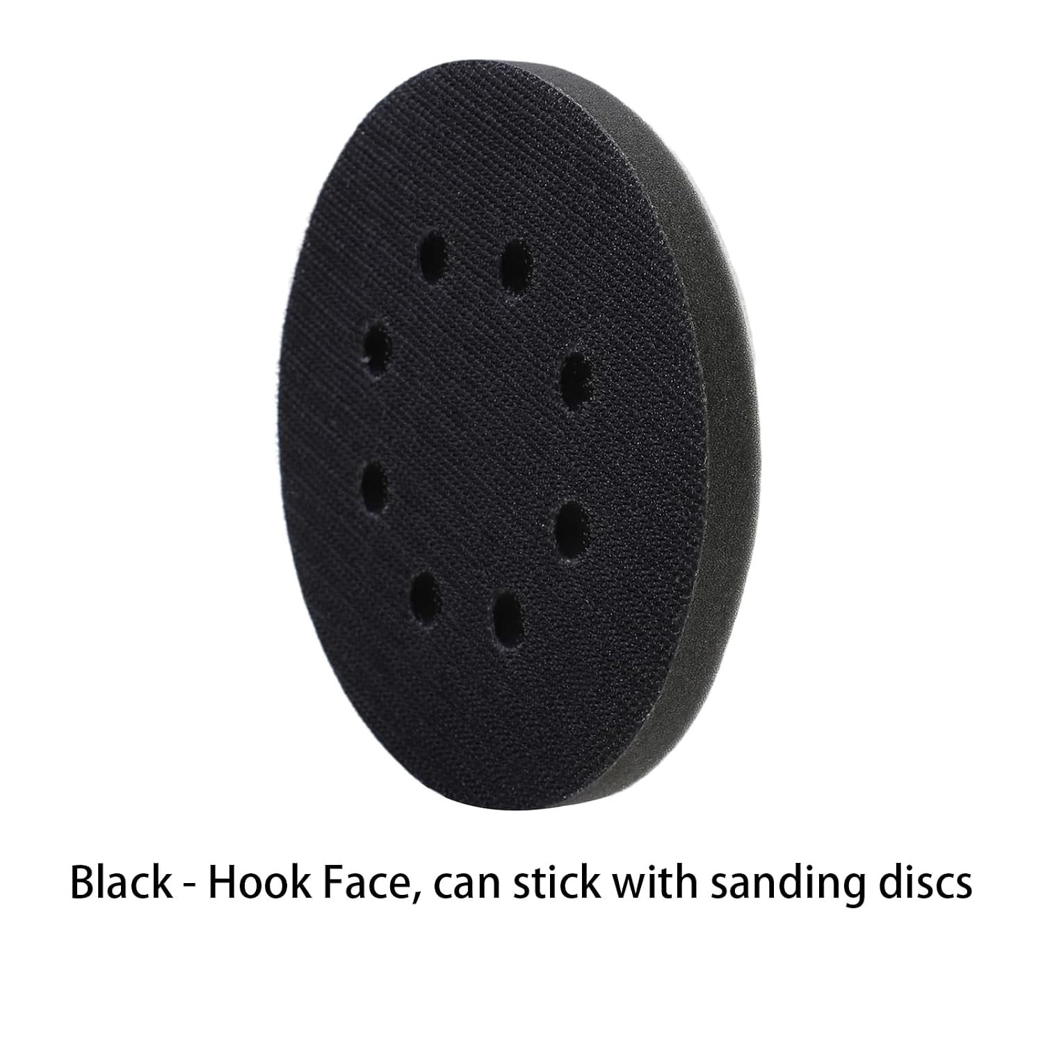 2 Pack 5-Inch Foam Interface Sanding Pads – Vibration Reducing Design