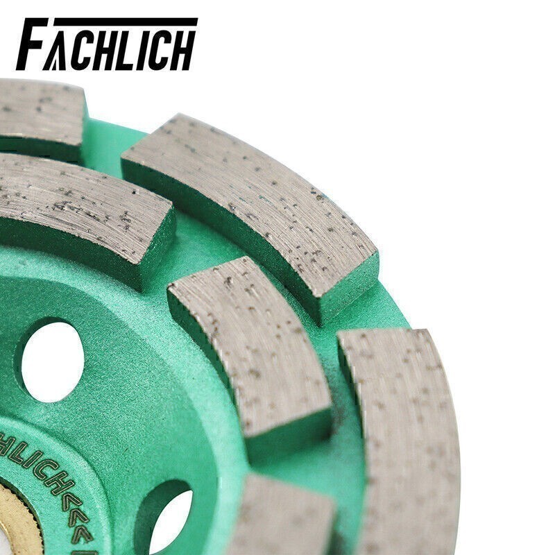 1pc Dia 7″/180MM Diamond Double Row Grinding Wheel Grinding Disc For Concrete