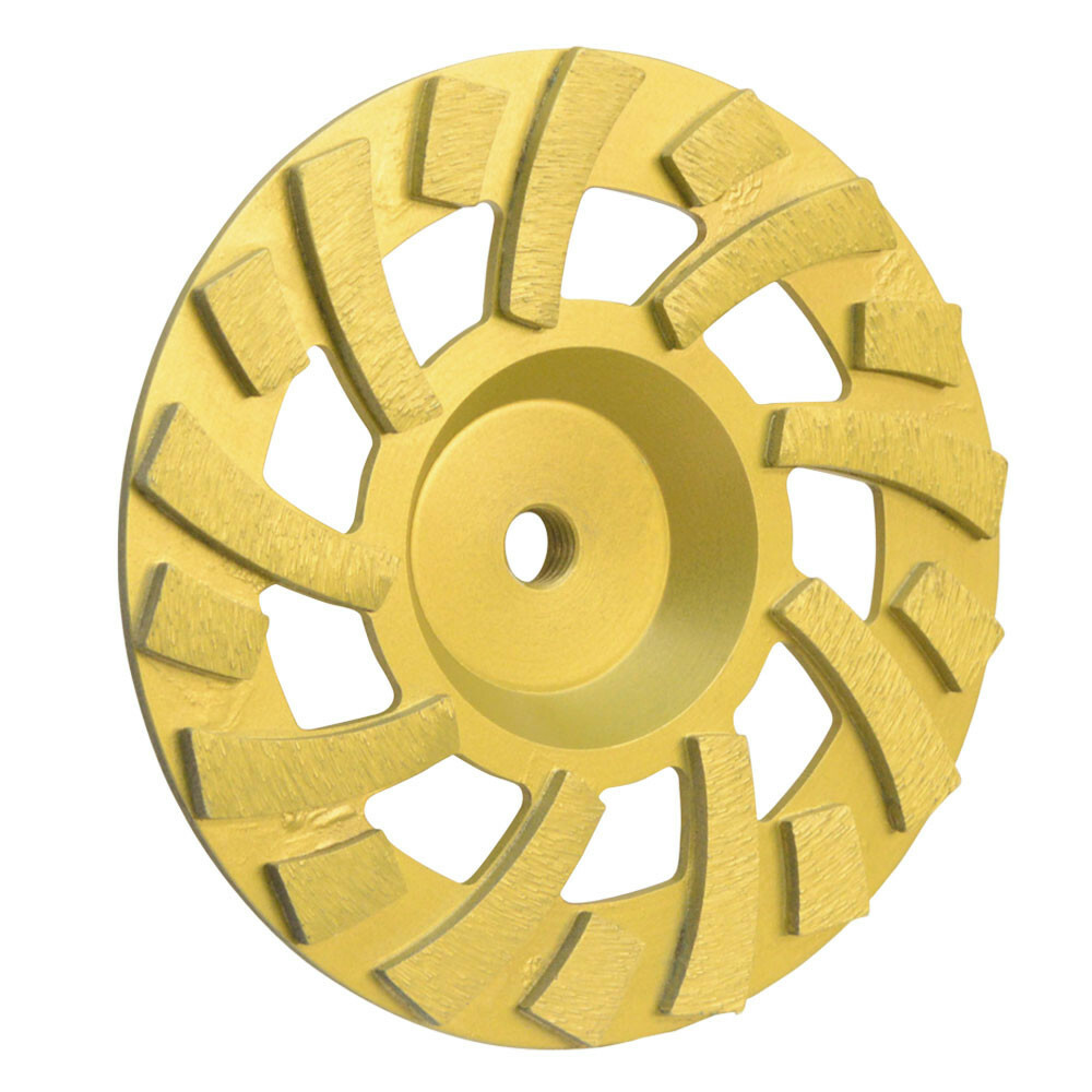 7″x5/8″-11mm Super Turbo Hard Concrete Grinding Diamond Cup Wheel 18 Segments