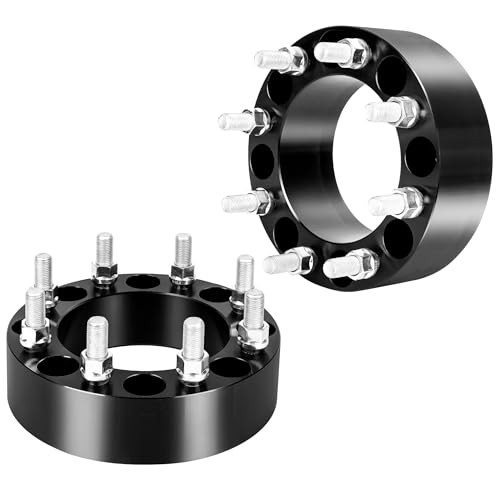 2PCS 8×6.5 to 8×180 Wheel Adapters for Silverado 3500 Wheels on Sierra 2 inch