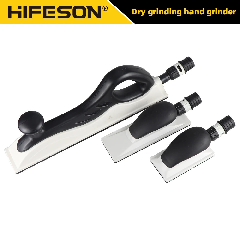 HIFESON 125/198/400Mm Hand Sanding Block Dry Grinding Board Hand Abrasive Block