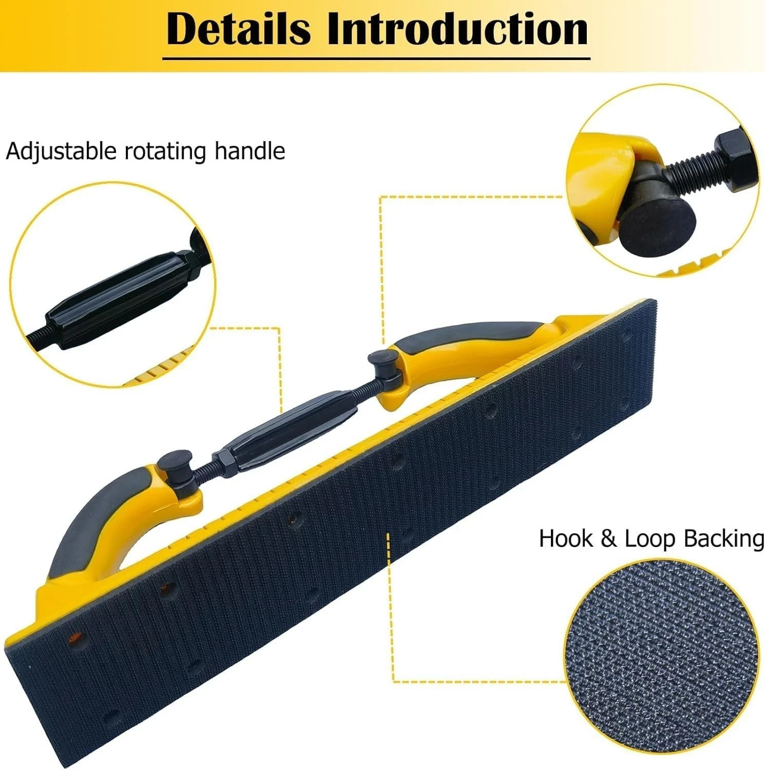 2-3/4″ X 15-3/4″ Adjustable Radius Flex Longboard Hand Sanding File Block