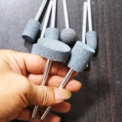 80mm Extra Long Shank Drill Grinding Stone Sets, Extended 1/4″ Shank Aluminum