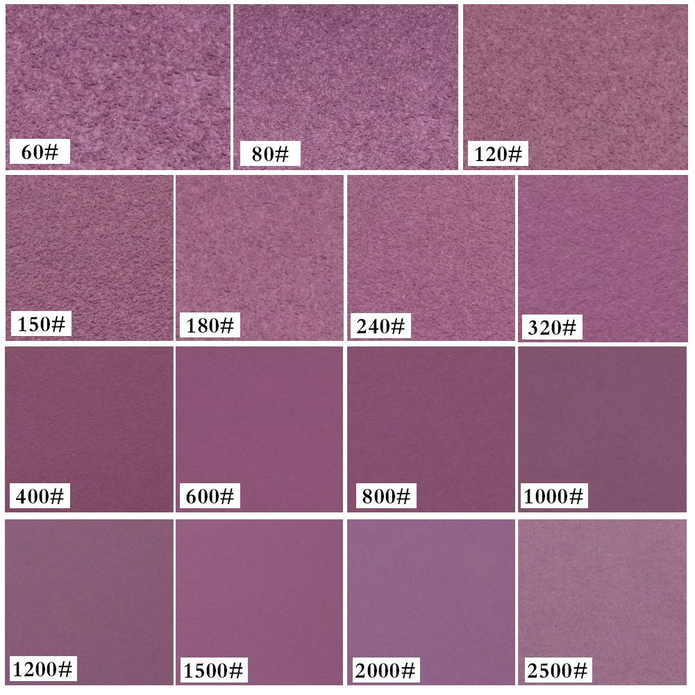 Sandpaper 2000 Grit,Wet Dry Sanding Sheets,High Performance White Fused Alumina