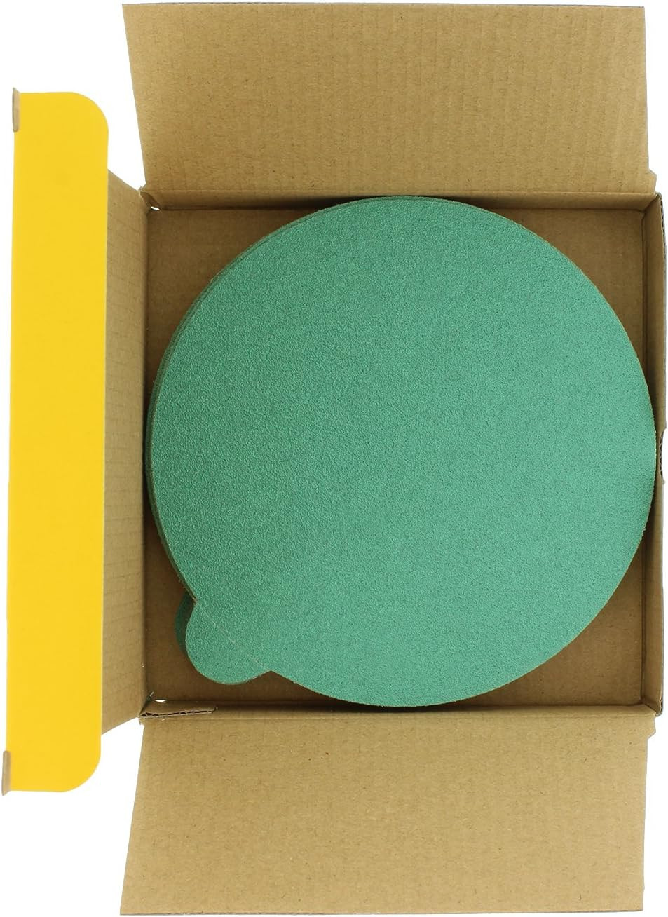Dura-Gold Premium 6″ Green Film PSA Sanding Discs – 80 Grit (Box of 25) – Self A