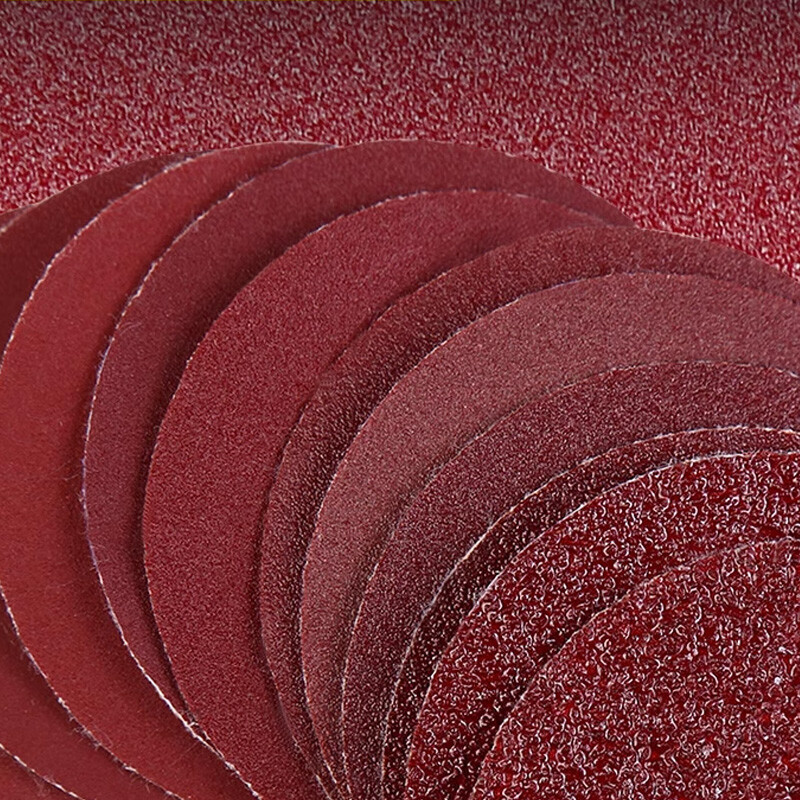 4 Inch 100mm 40/60/80 -3000 Grit Hook and Loop Sanding Disc Flocking Sandpaper