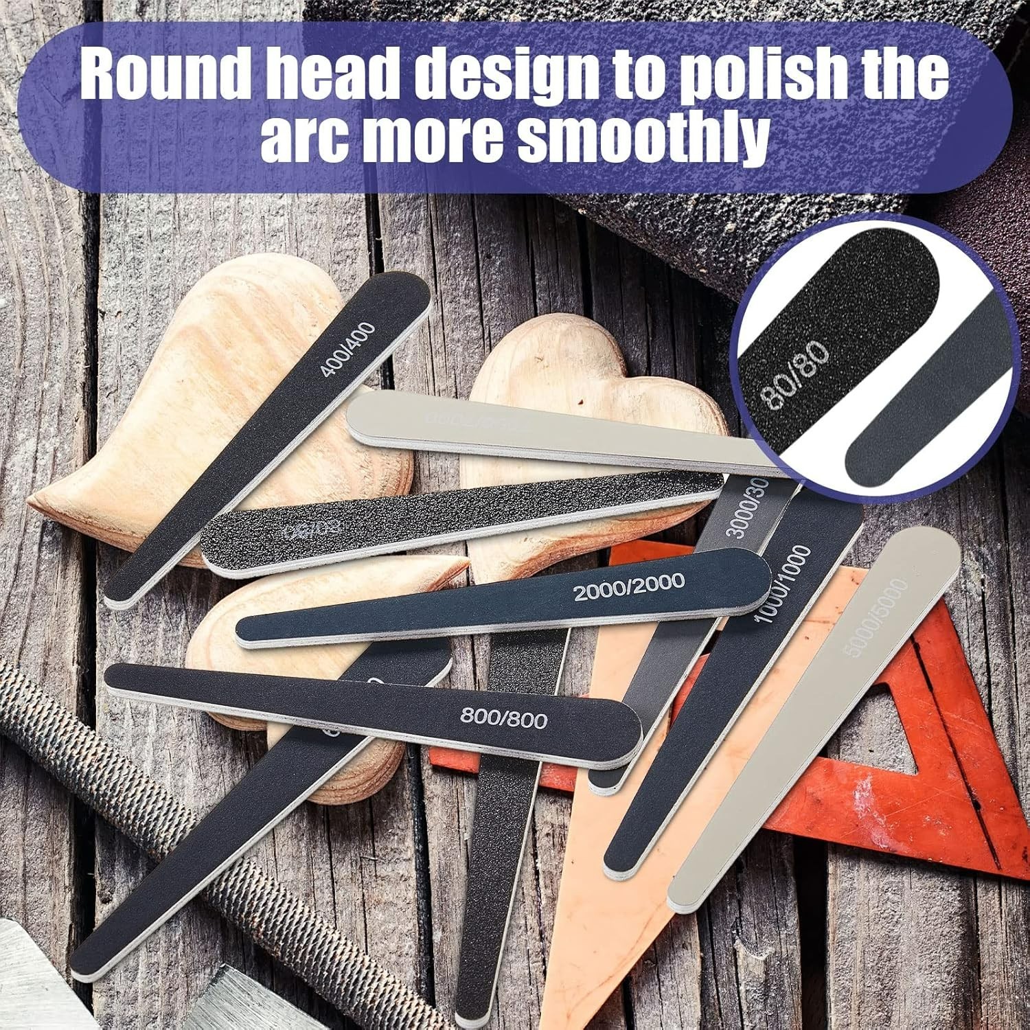 Versatile 20 Pcs Sanding Tools Set – Perfect for Wood, Metal & Plastic Models