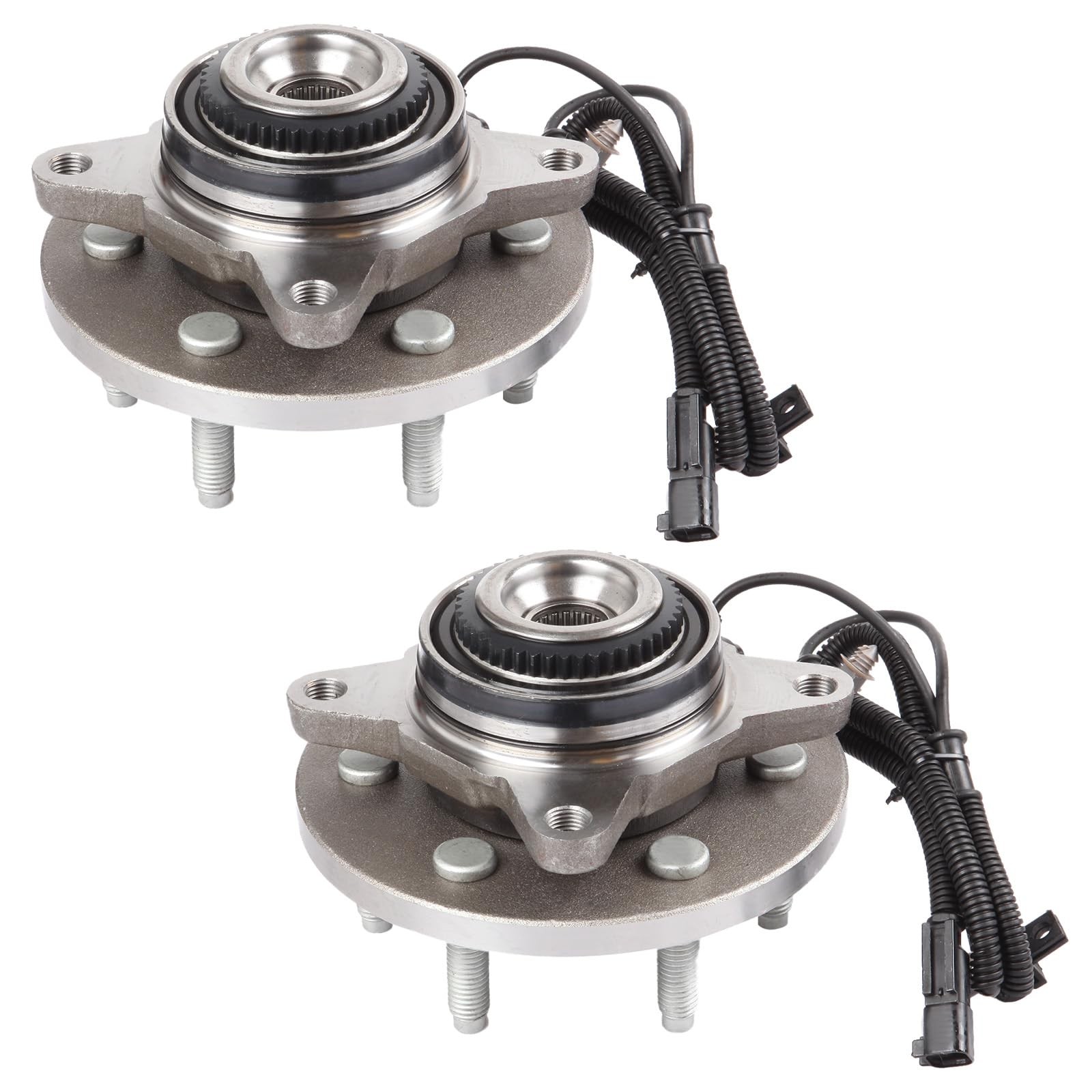 2x Front Wheel Hub 515142 6 Lugs w/ABS 4WD for 11-14 Expedition Navigator F-150