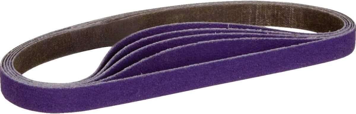Pack of 20, 1/2″ x 18″ File Sanding Belt 180 Grit for Stainless Steel Polishing