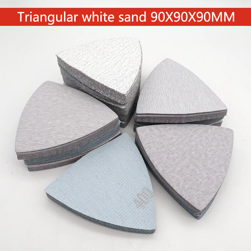 90mm Triangle Sheets Sanding Paper For Angle Grinders Dry Abrasive Sanding Paper