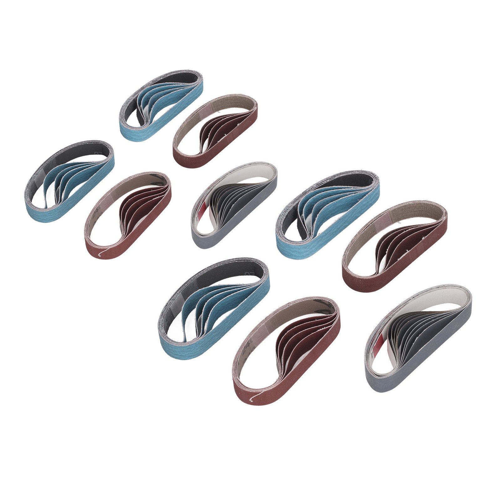 30PCS Sanding Belts Assortment Sharpener Sandpaper Belt Set 80 120 240 400 800
