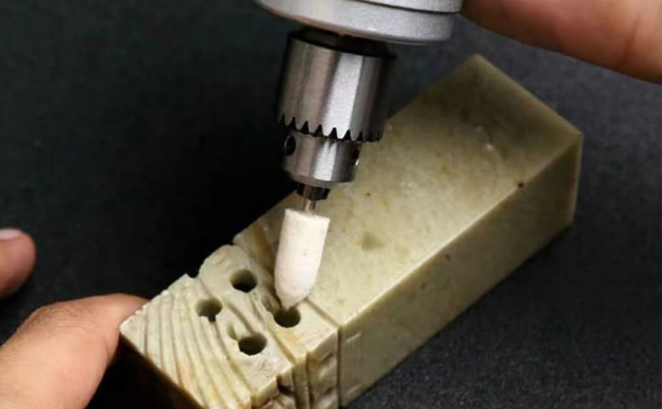 45Pcs 1-Inch 25Mm Polishing Wheel Set with 1/8-Inch Handle,9 Different Polishing