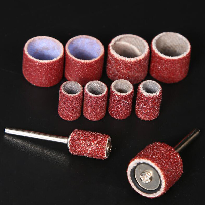 Sanding Bands Drum Sleeves Nail Electric Drill File Machine Bits 80 – 600 Grit