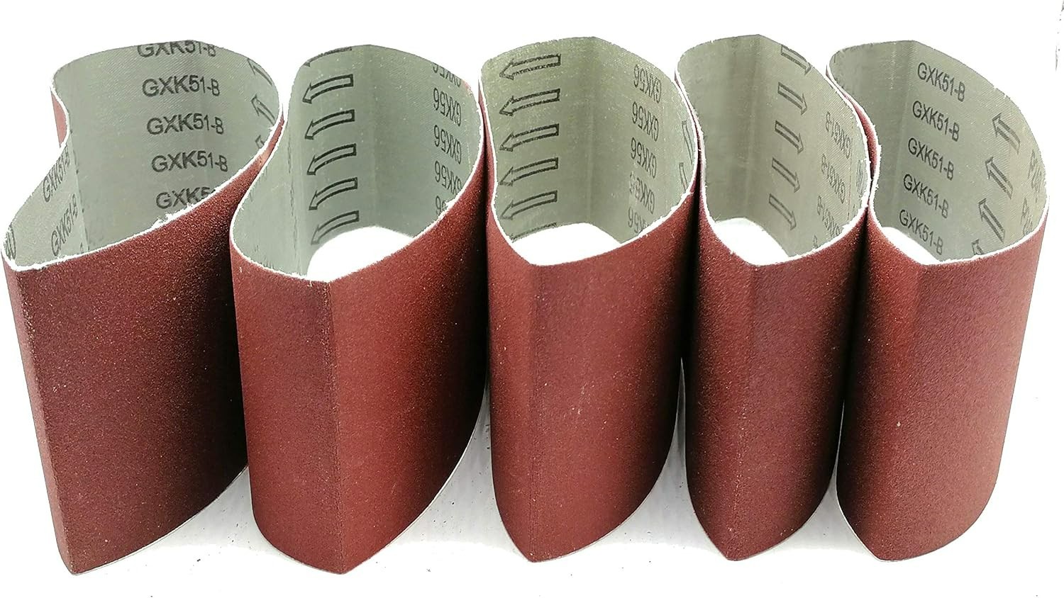 5-Pack 3×21 Inch Sanding Belts, 320-1000 Grits for Superior Woodworking Finish