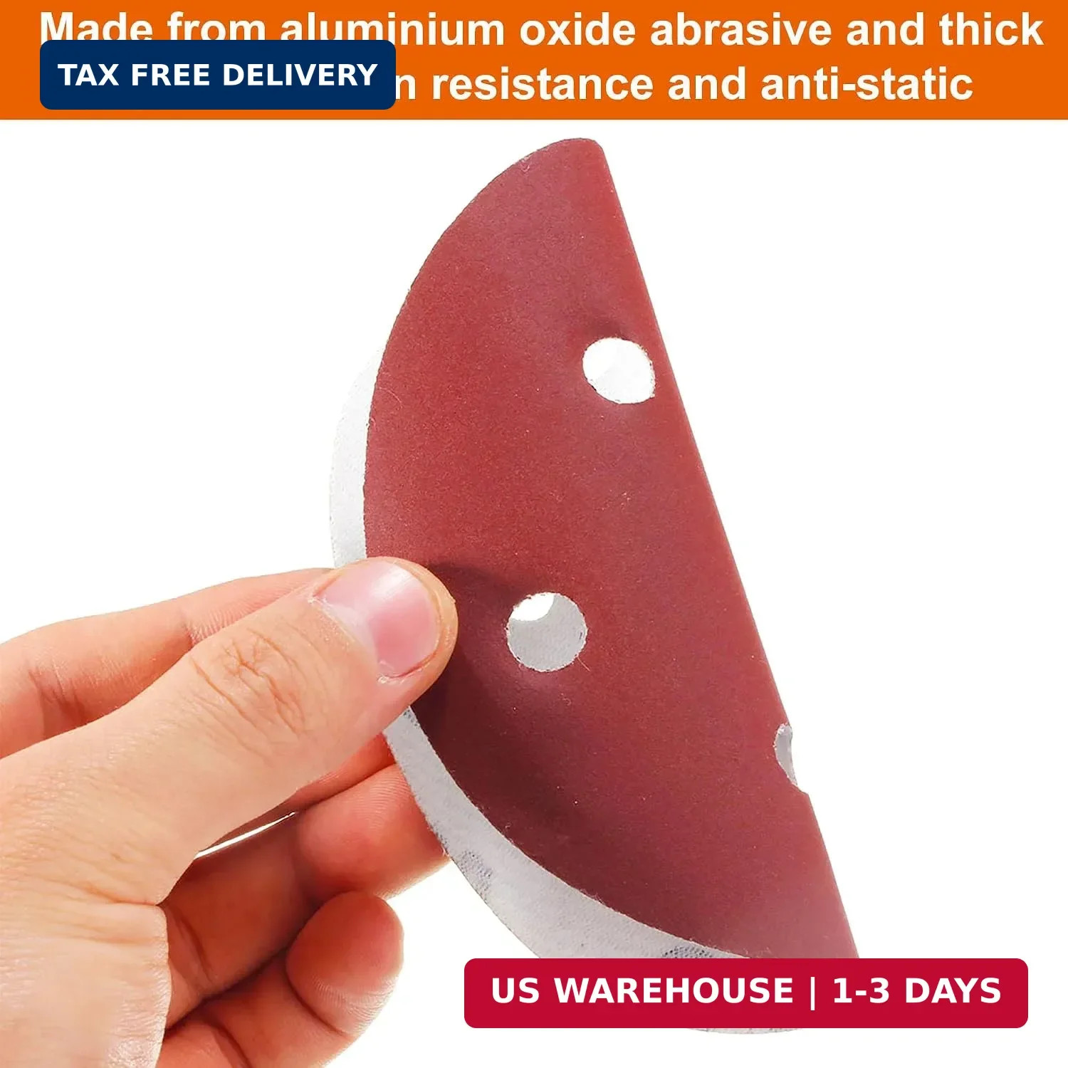 5-Inch Hook and Loop Sanding Discs for Random Orbital Sander, Assorted Sandpaper