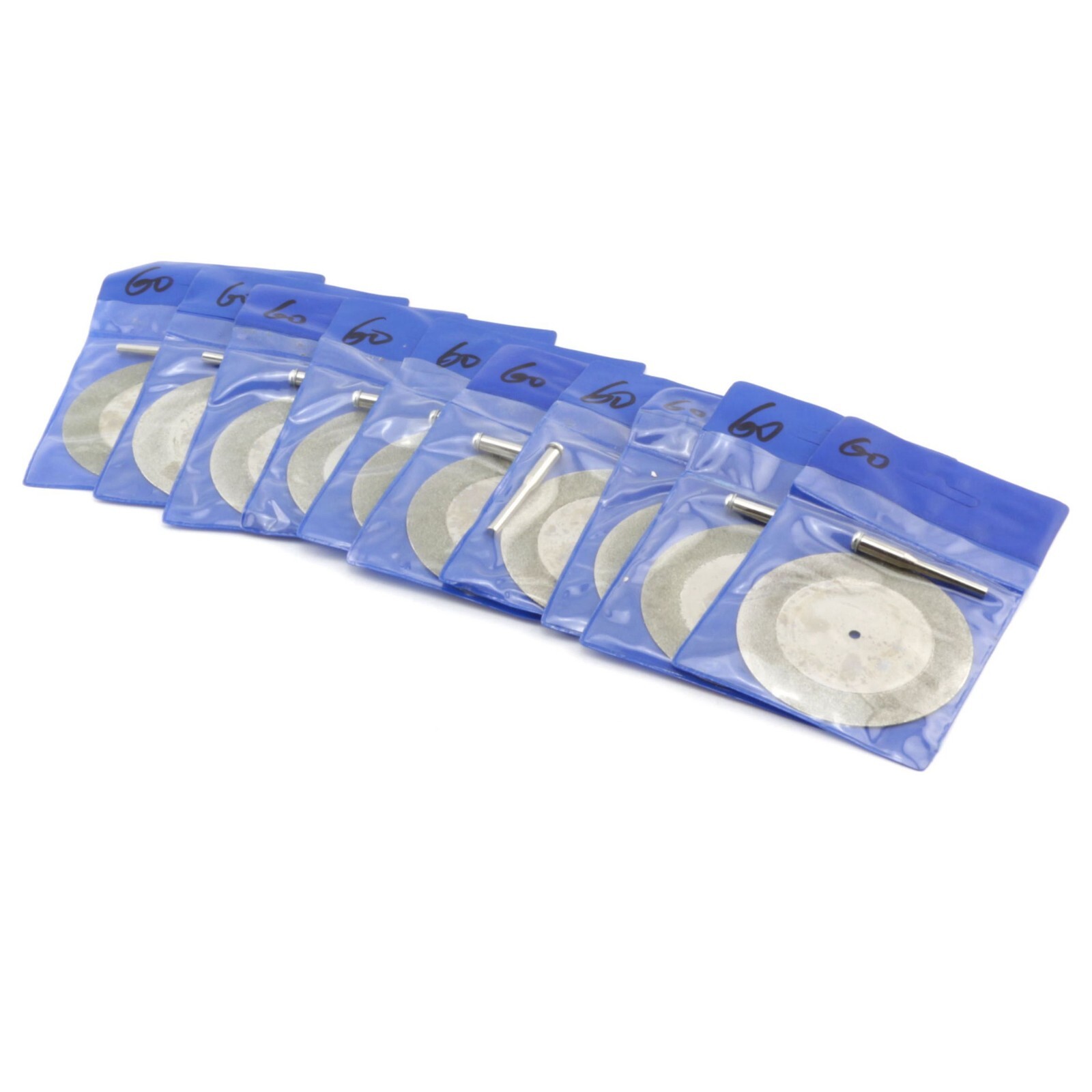 10 Pack 2-3/8″ 60mm Diamond Cut-off Wheels for Dremel Glass Tile Stone 1/8 Shank