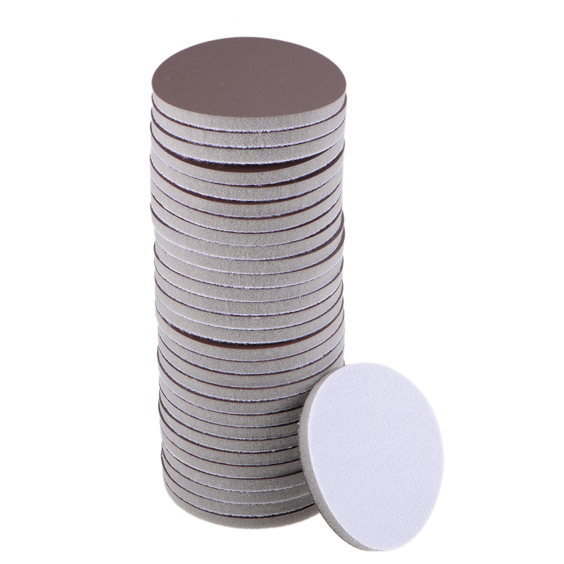 30pcs 3-Inch Sanding Sponge Hook and Loop Sanding Disc Corundum 3000 Grit