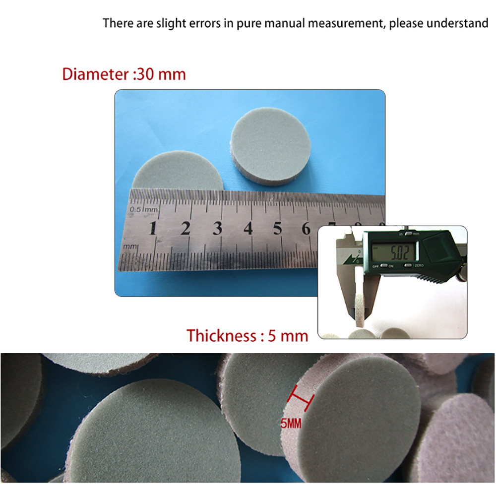 30mm Excenter Sanding Wheel Sanding Pads Sponge Sandpaper P300 P400 – P3000 Grit