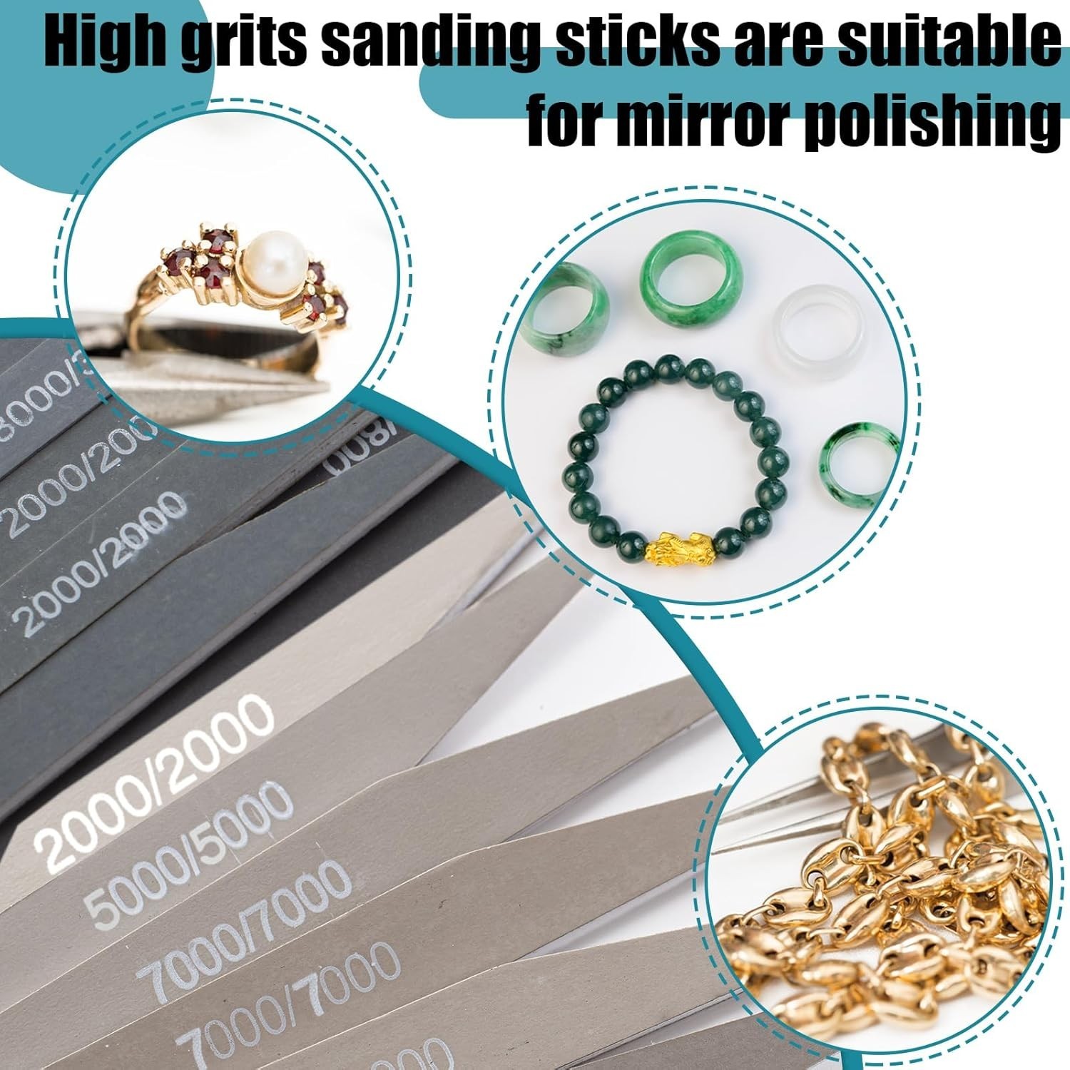 Sanding Sticks 20 PCS Low Grit Double Angle Tools for Plastic Model Wood Metal