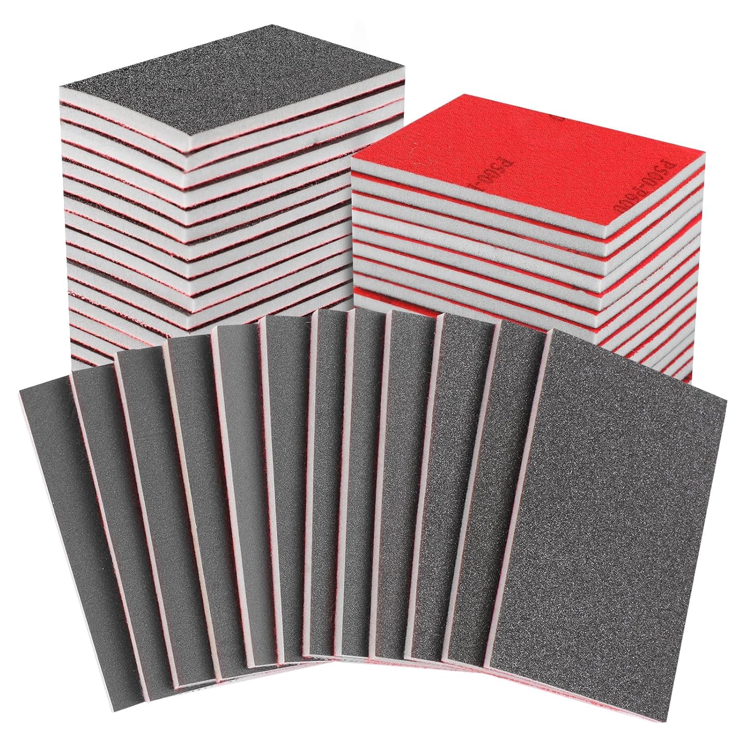 Soft Foam 3×4 Hand Sanding Sponge Set 120-3000 Grit Foam Sanding Block