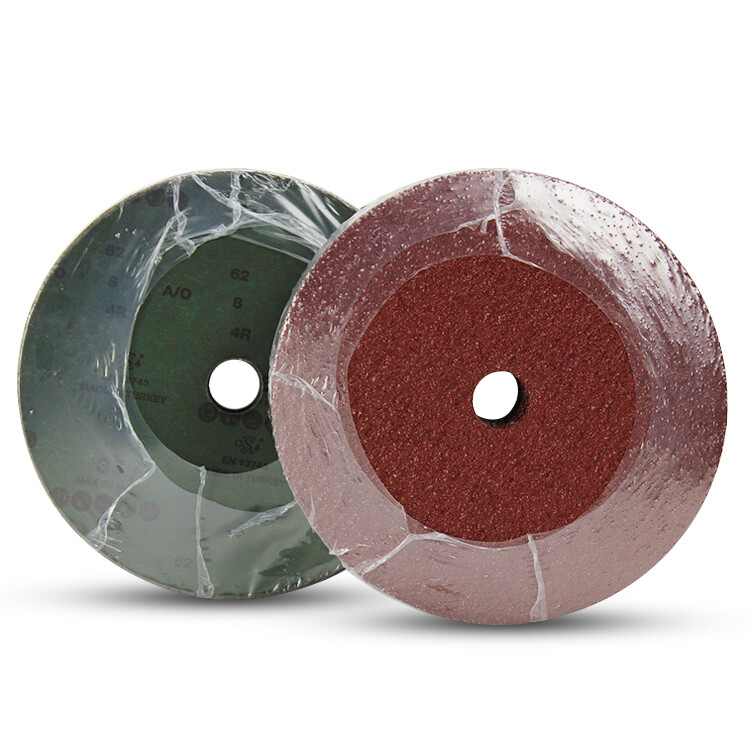 25 Pack 7″ Black Hawk 24 Grit A/O Resin Fiber Disc Grinding & Sanding Discs