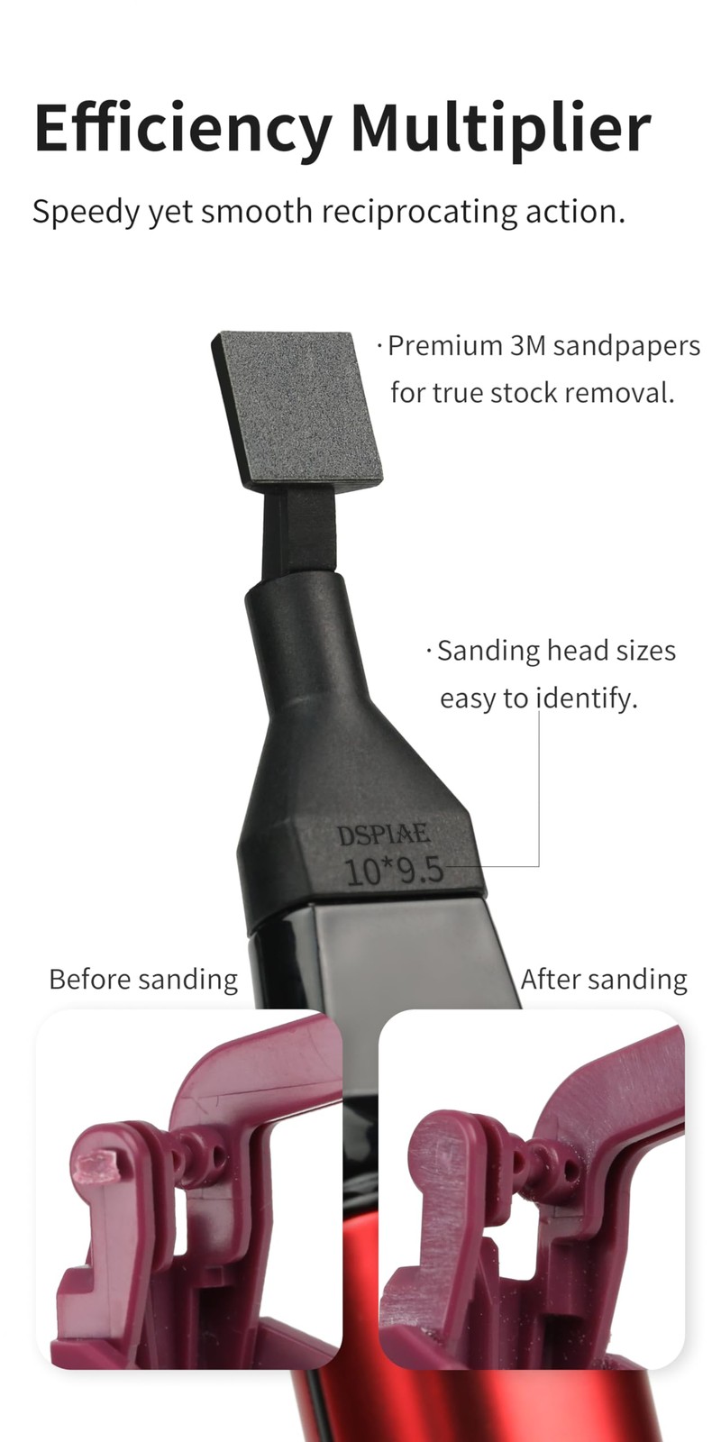 Reciprocating Sander,USB Quick Charging Sanding Pen With 8pcs Sanding Head,Se…