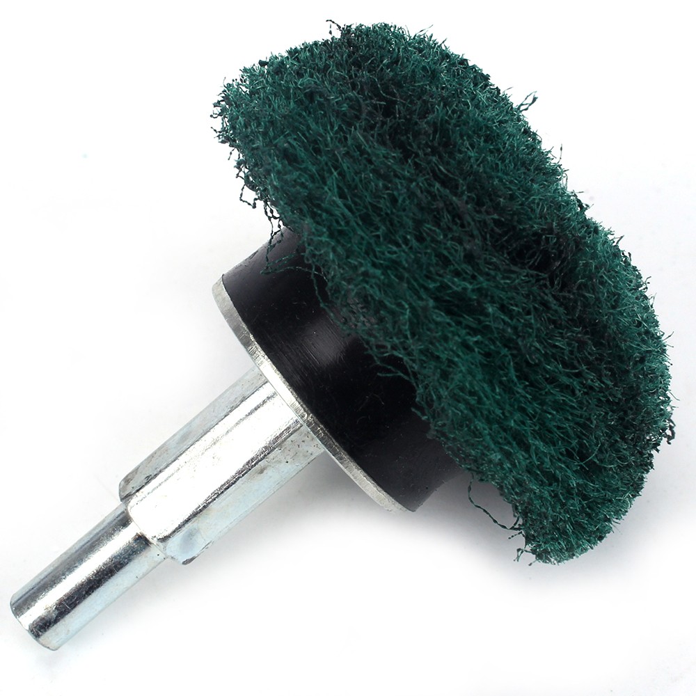 Scouring Pad Grinding Sanding Head Nylon Fiber Polishing Wheel Hand Tool 3pcs