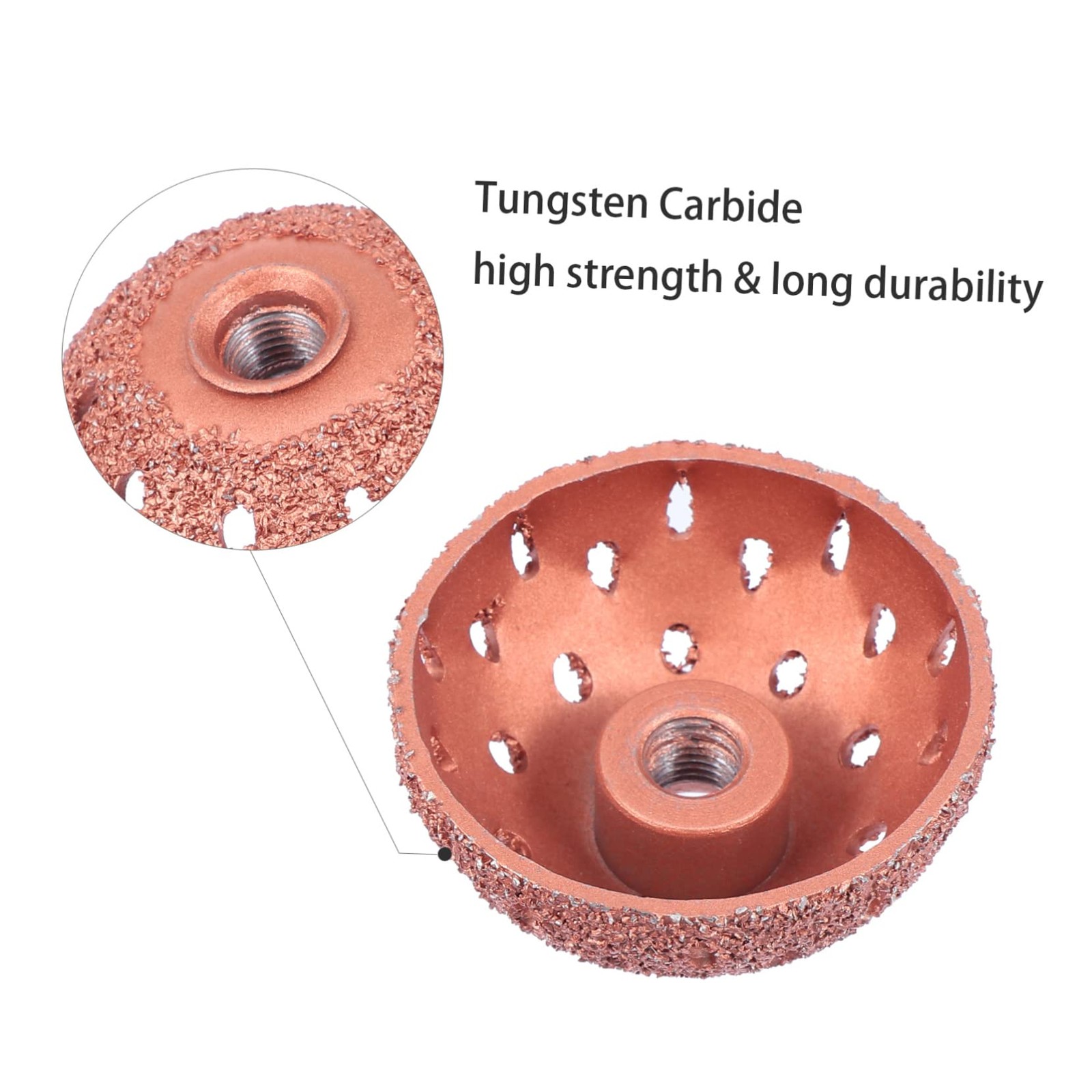 Tire Buffing Wheel 2.17 Inch Hard Tungsten Dome Buffers for Car Tire Repair a…