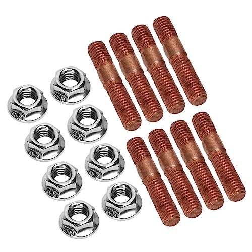 M8 1.25 Threaded Turbo Stud Kit, 8mm Impact Proof Metal Alloy Machined