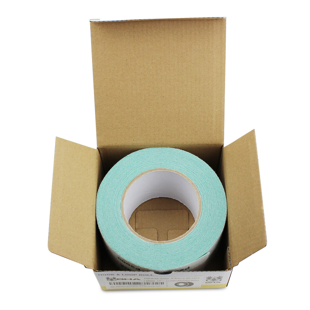BHA 2-3/4″ x 20 Yard Green Film Hook & Loop Longboard Sandpaper Roll, Wet/Dry
