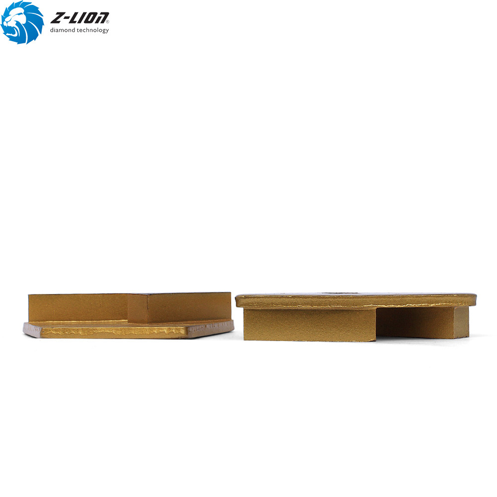 3PCS Floor Diamond Grinding Pads Grinding Disc Trapezoid Concrete Tool Grit 400