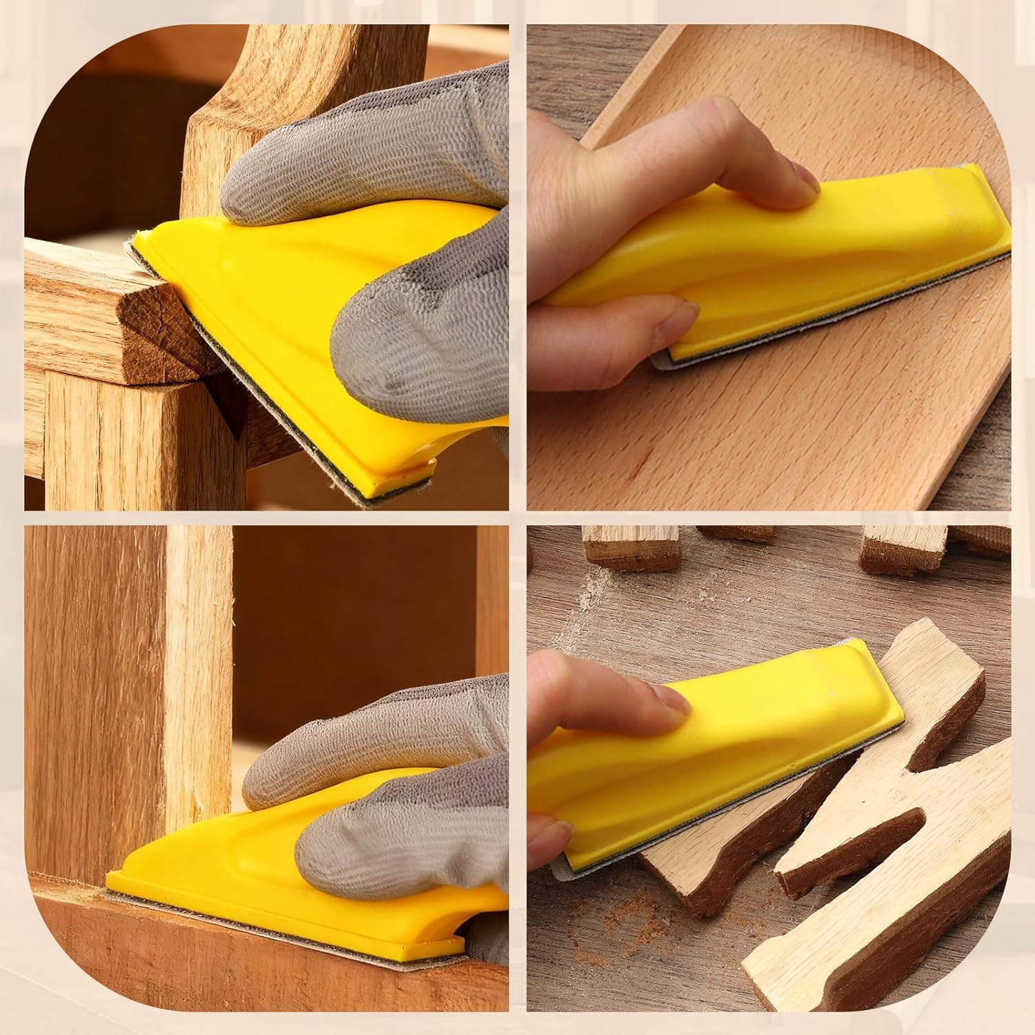 100Pcs Micro Detail Sander Paper Kit 3.5X1.2 Inch Hook and Loop Sandpaper Strips