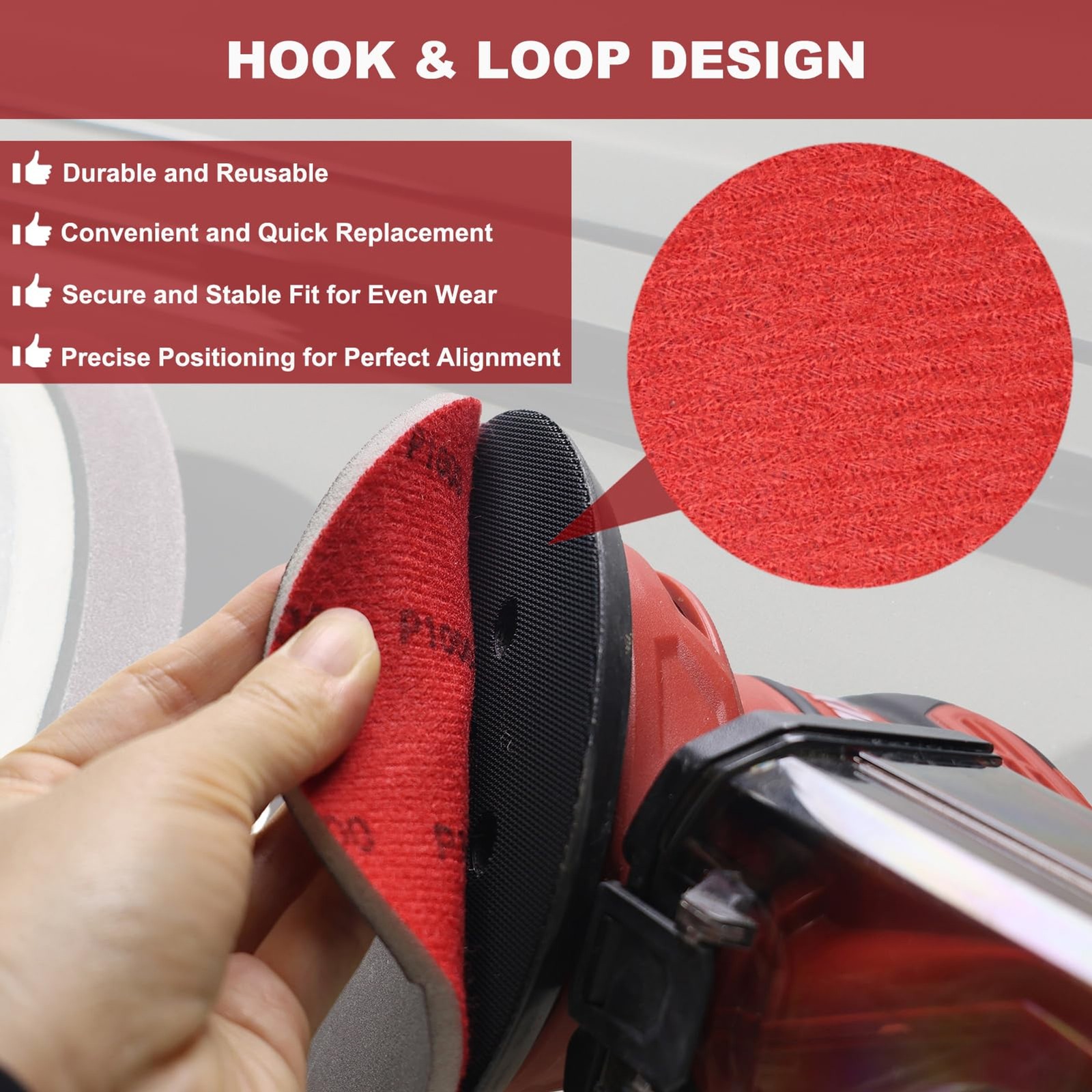 10 Pack 6 Inch Hook and Loop Sanding Sponge Discs 400-3000 Grit Wet Dry Sanding