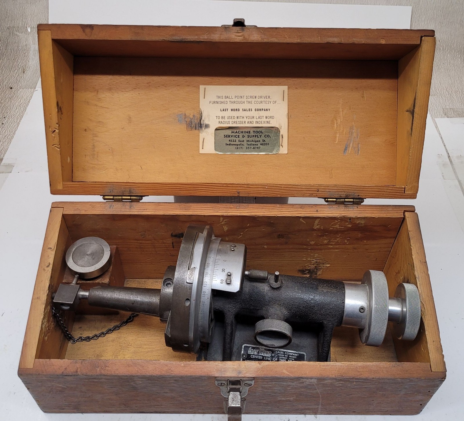 Last Word Radius Angle Dresser Centerline 3.400