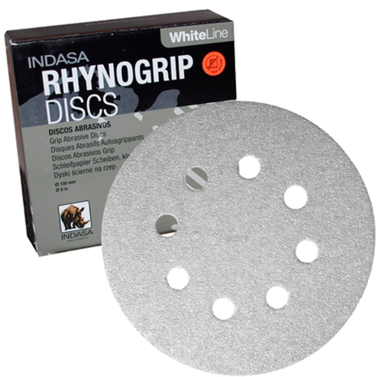 YEAR END BLOWOUT!! – 6″ Indasa WhiteLine Discs – DESCRIPTIONS BELOW!!