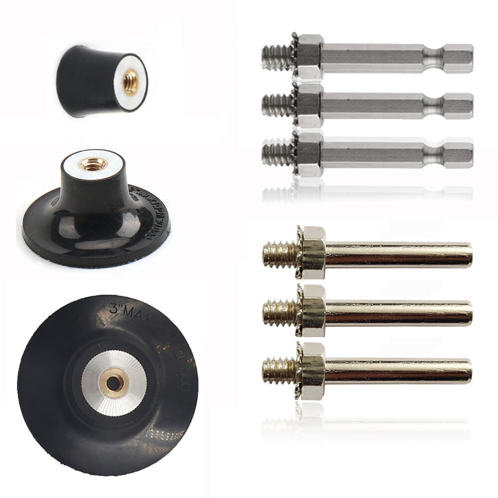 1″ 2″ 3″ Sanding Disc R Type Roll Lock Rotary Pad Holder 1/4″ Shank Die Grinder