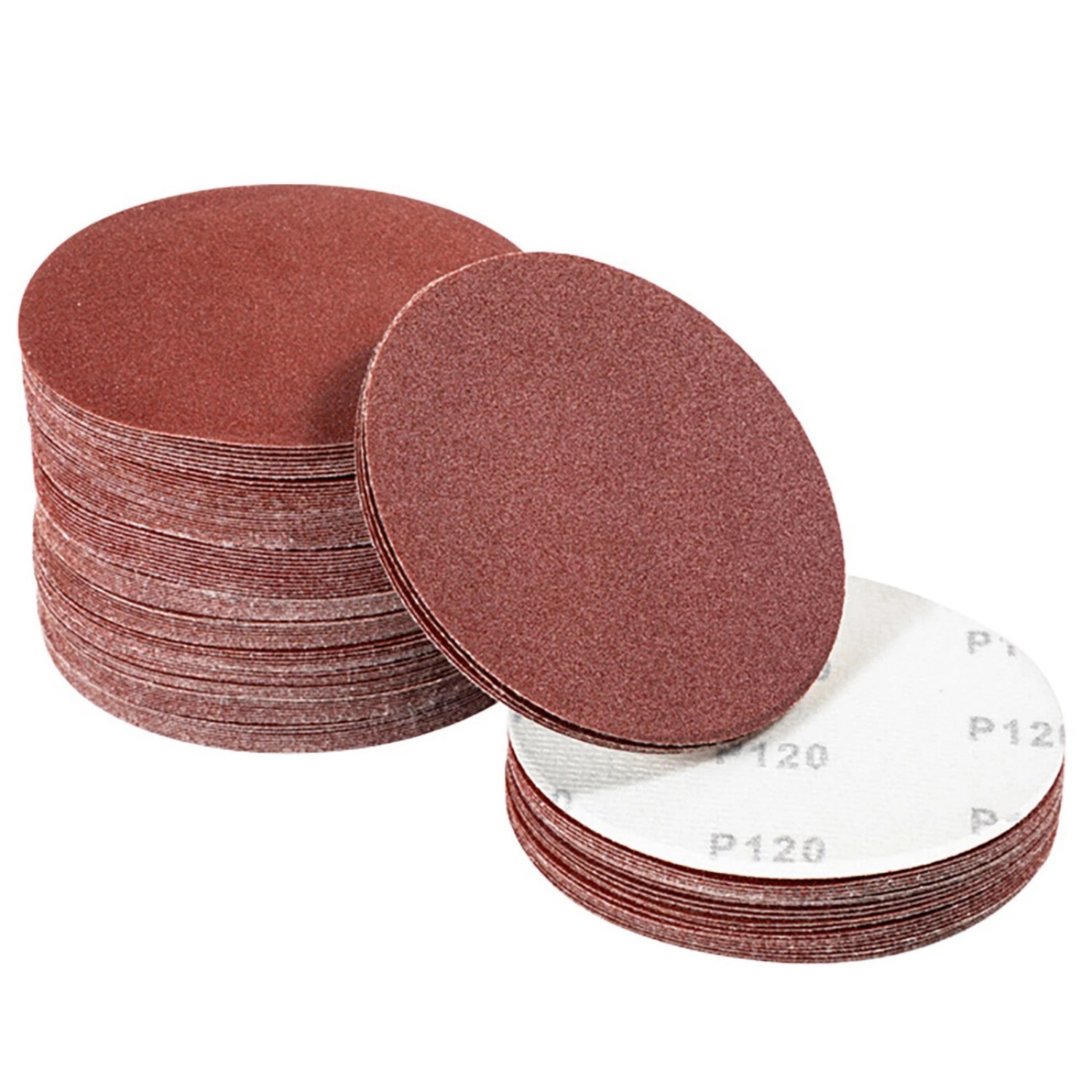 75-180mm / 3″-7″ Hook and Loop Sanding Discs Orbital Sandpaper Pads 40-2000 Grit