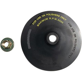 7″ Rubber Backing Pad with Hex Spindle Nut 94820 S & G TOOL AID Abrasive