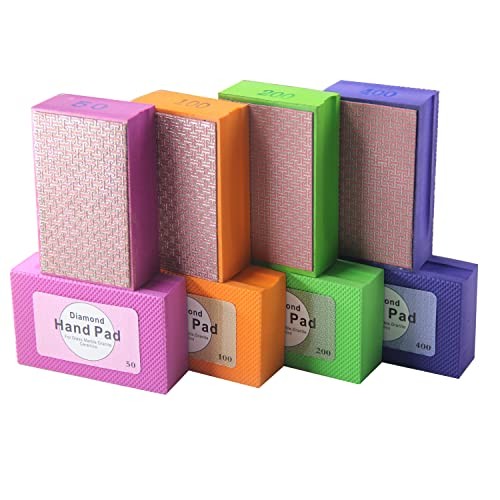 Easy Light Diamond Hand Polishing Pad Electroplated for Sanding Glass Granite