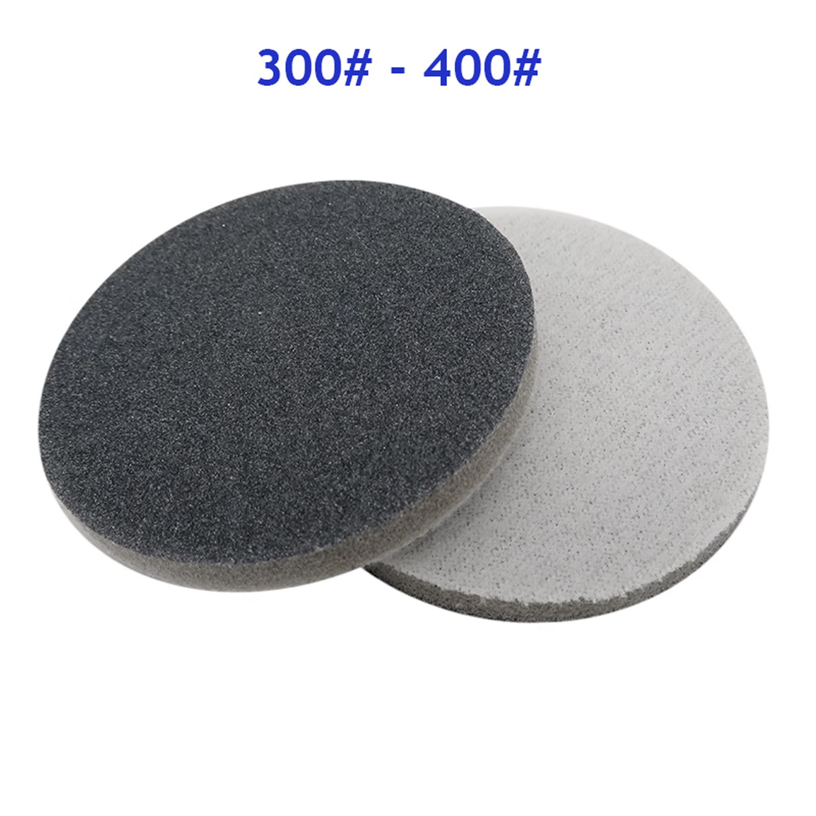 30mm Wet and Dry Sanding Discs Sandpaper 300-3000 Grit Hook and Loop Pads Green