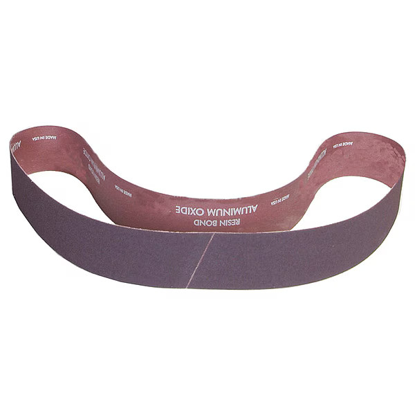 Sanding Belt, 1 in W, 42 in L, Coated, Aluminum Oxide, 150 Grit, Fine, R228