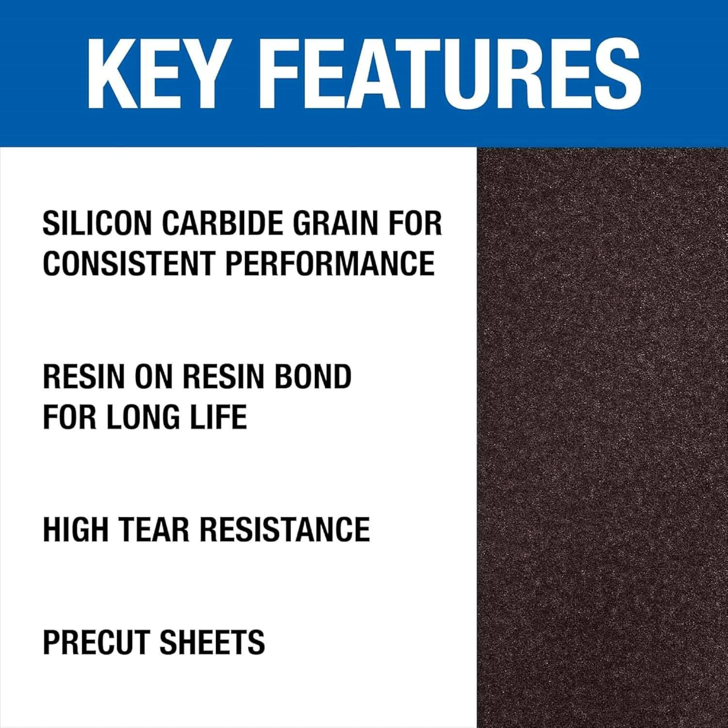Silicon Carbide 12″x18″ Floor Sanding Sheets, 20 Grit, 20 Pack