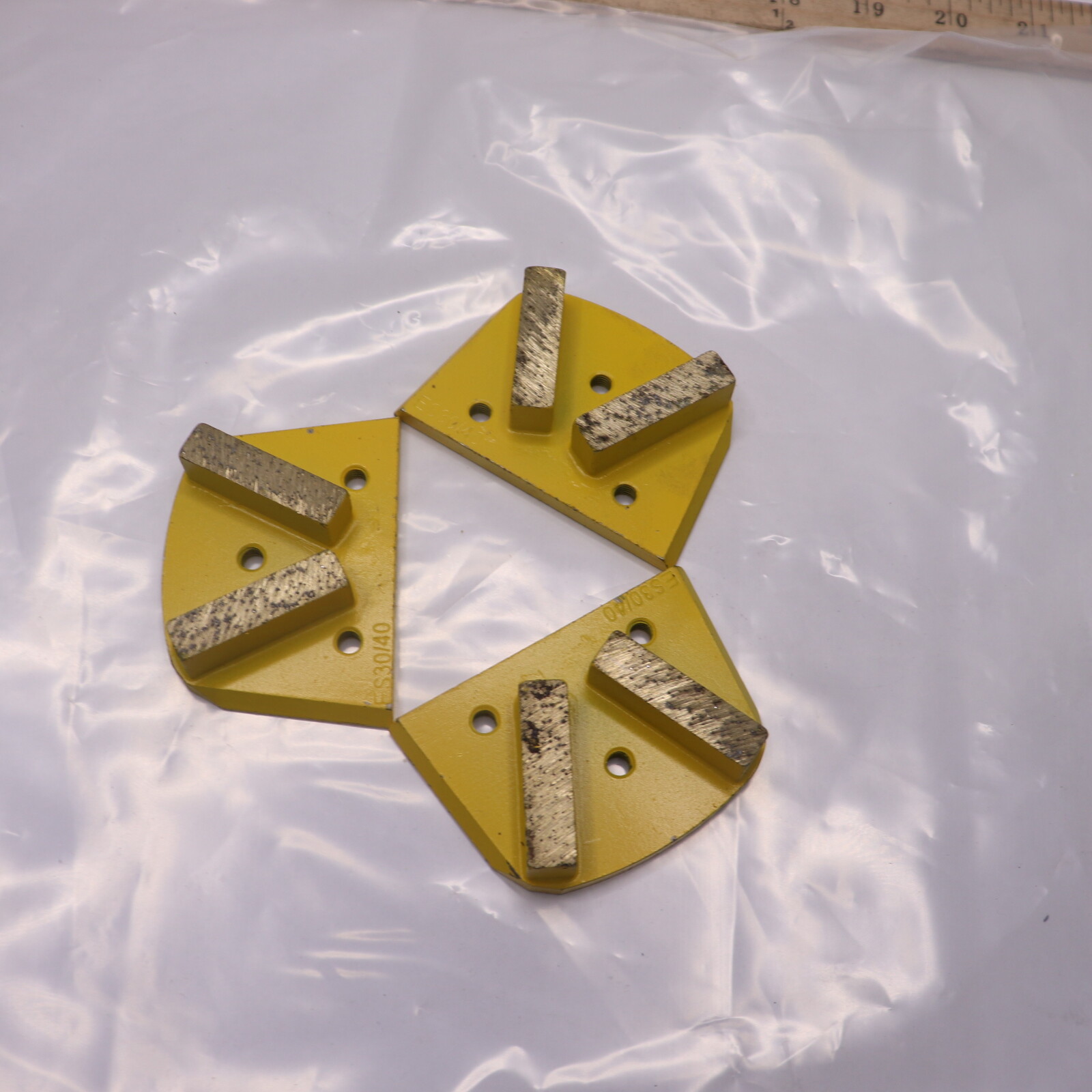 (3-Pk) Diamond Grinding Discs Set Extra Soft Bond 30/40 Grit TM22059