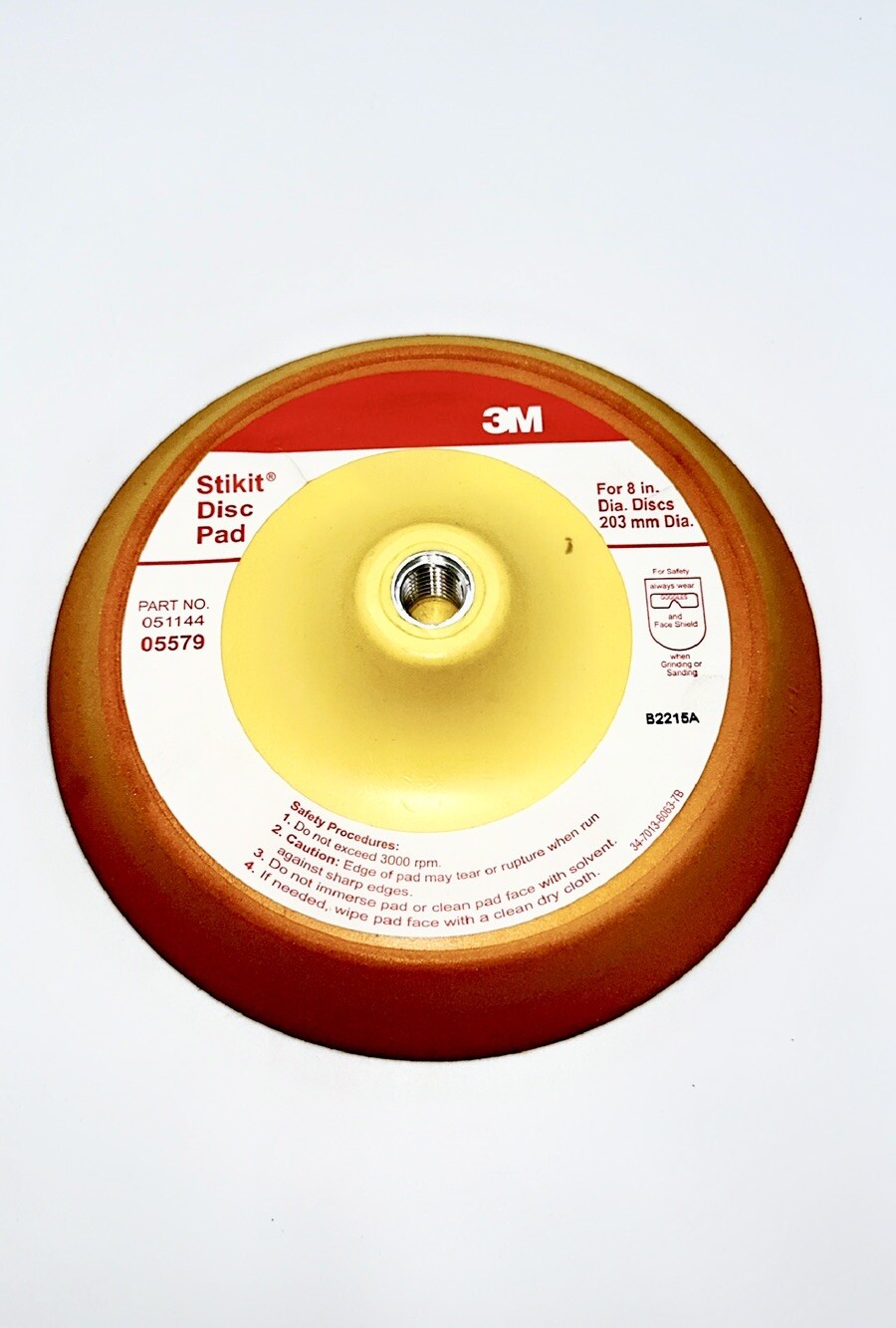 NEW 3M 05579 STIKIT DISC 8” PAD 8 X 1 X 5/8