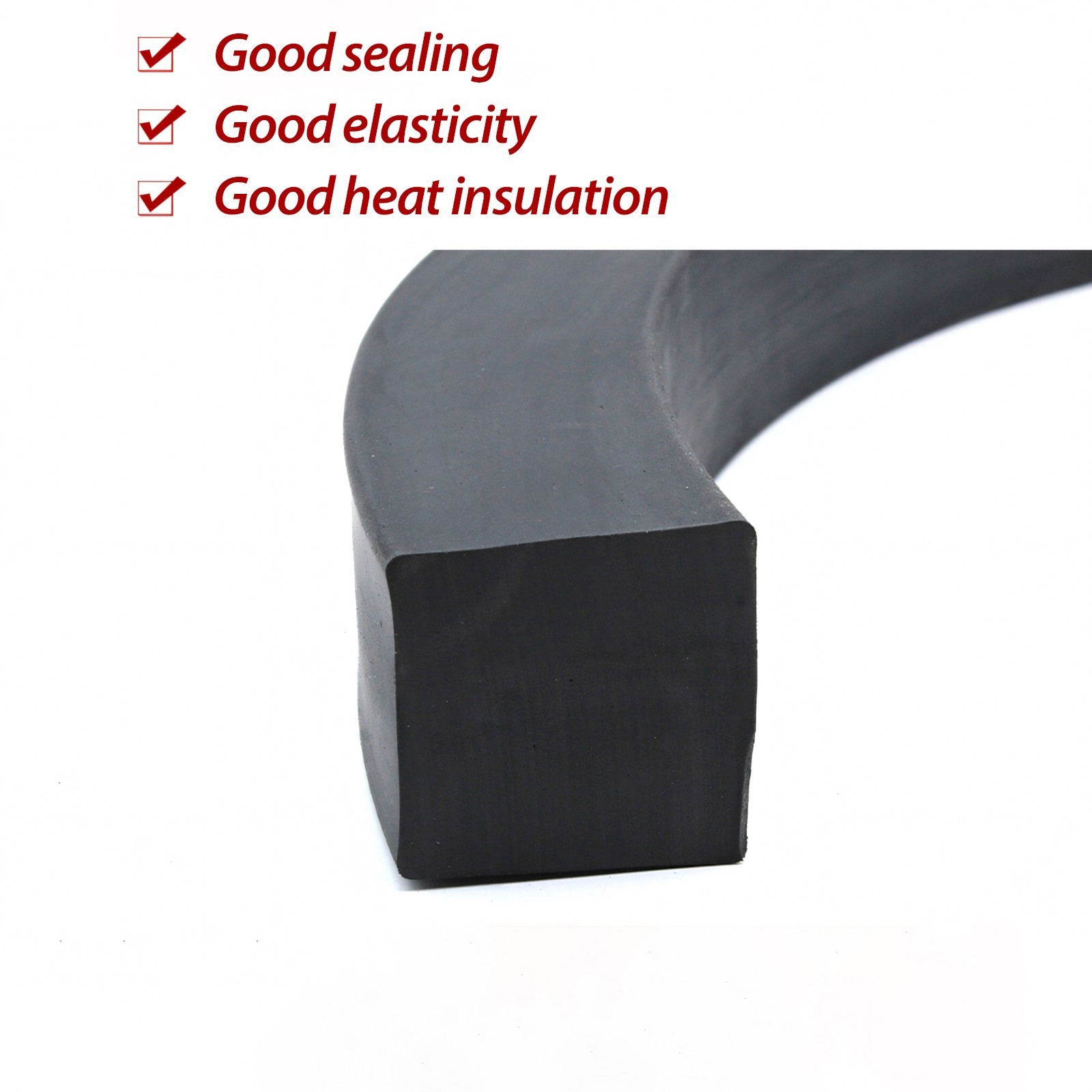 3mm to 70mm – Various sizes & Thicknesses – Solid Nitrile NBR Rubber Strip