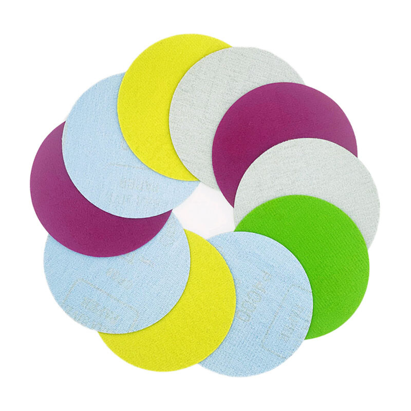 1~8″ Inch Flocking Disc Sandpaper Hook & Loop 800~10000 Grit Diameter 25mm~200mm