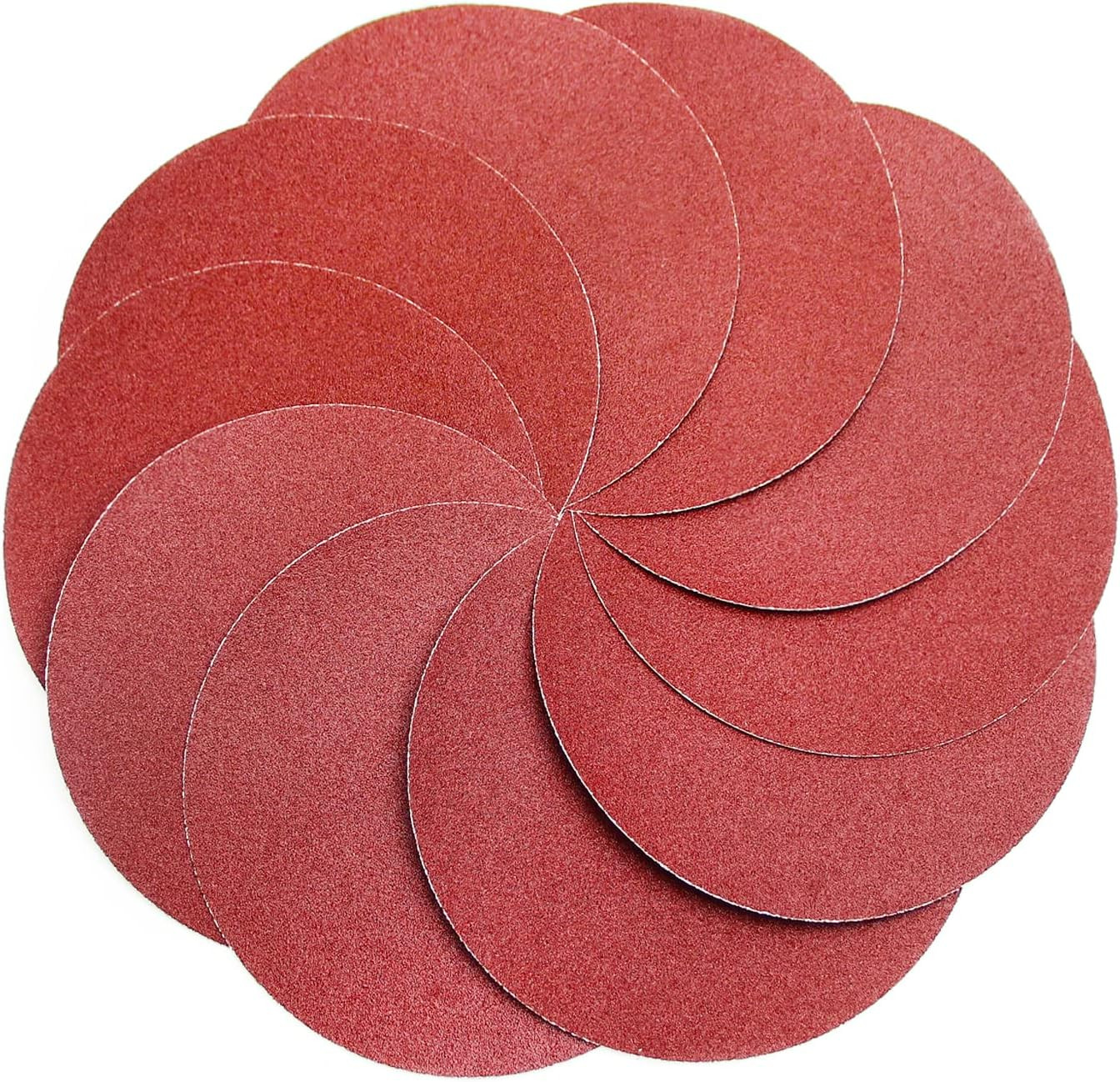 PSA Sanding Discs, 9-Inch Self Stick Adhesive Back Sandpaper, 80 Grits No-Hole A