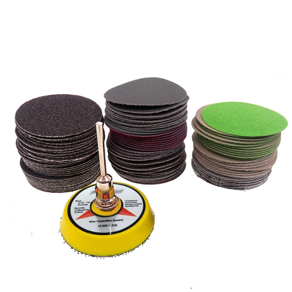 Wide Application 2 Inch Sandpaper Disc Set for Rust Removal and Paint Removal